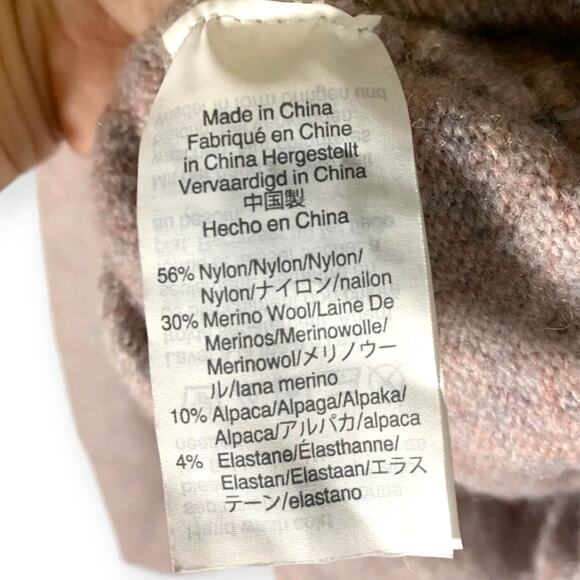 Madewell | Small | Lilac Coziest Date-Night Alpaca Wool Blend Faux Wrap Sweater - Picture 7 of 7